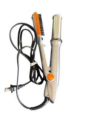 InStyler Original Rotating Brush Hot Iron, 1-1/4 Inch, Silver Working Condition